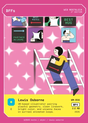 BFFs by Lewis Osborne, WN-016 Pento card